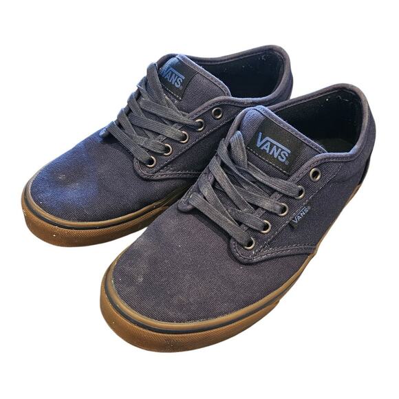 Vans Men's Atwood Canvas Trainers Sneaker, Canvas Navy/Gum, 8.5 M US - Picture 1 of 7
